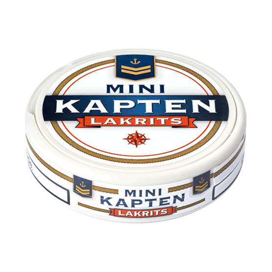 Kapten Mini Vit Lakrits