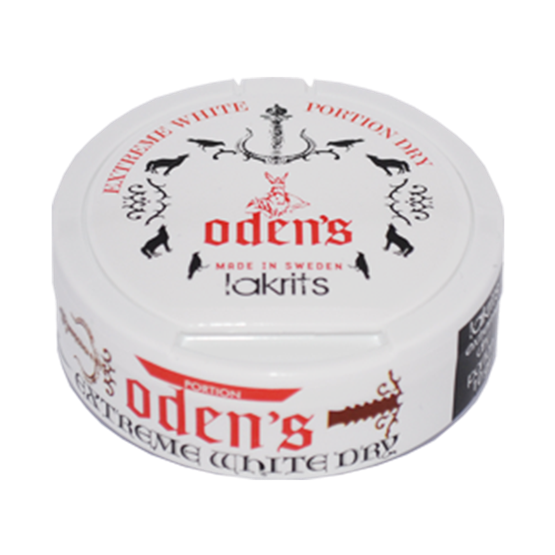 Odens Lakrits Extreme White Dry Portion