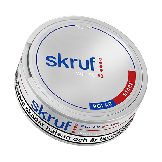 Skruf Slim Polar Stark White