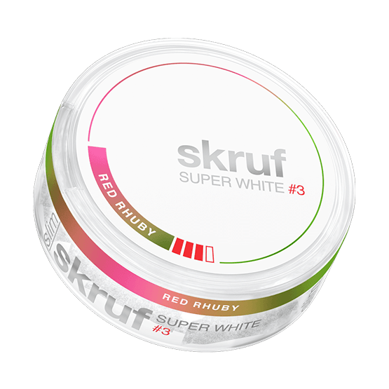 Skruf Super White #3 Red Rhuby