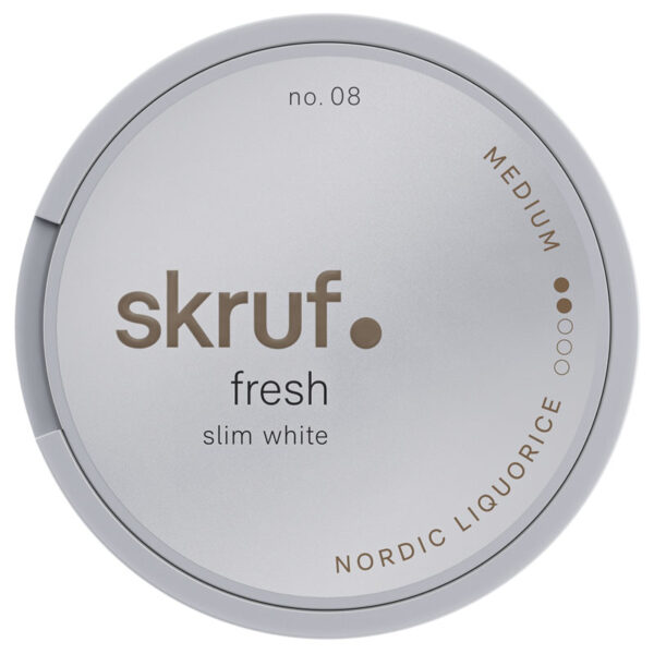 Skruf Fresh no. 8 Nordic Liquorice Medium