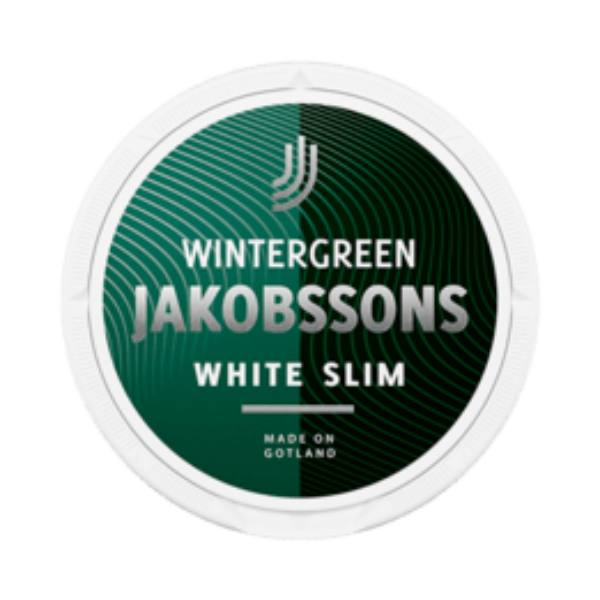 Jakobssons White Slim Wintergreen